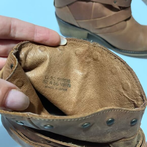 Topshop Brown Leather Ankle Boots โ Brand New w/ Original Box | US 8 / EU 40 - Picture 5 of 7